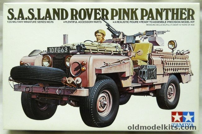 Tamiya 1/35 SAS Land Rover Pink Panther - Special Air Service, MM176 plastic model kit